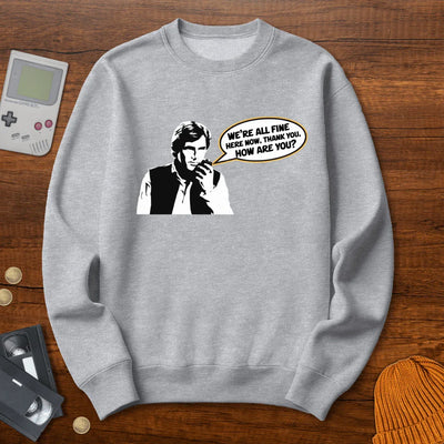 All Fine - Sweatshirt - Throwback Paradise