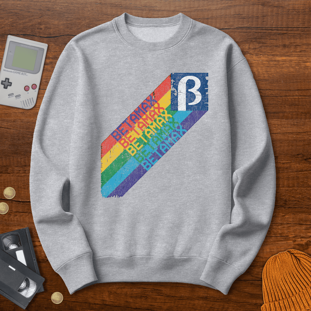 Printify Sweatshirt S / Sport Grey Betamax - Sweatshirt