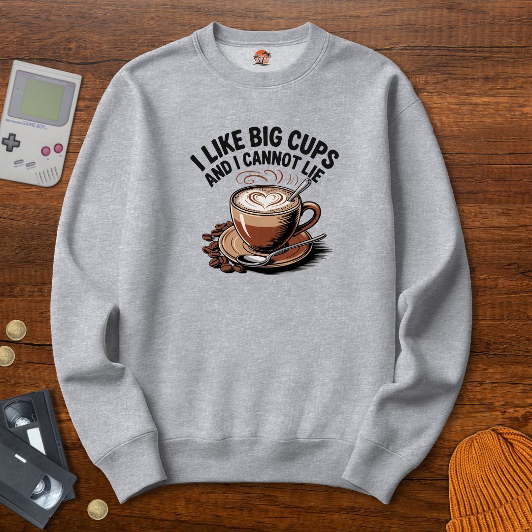Printify Sweatshirt S / Sport Grey Big Cups - Sweatshirt