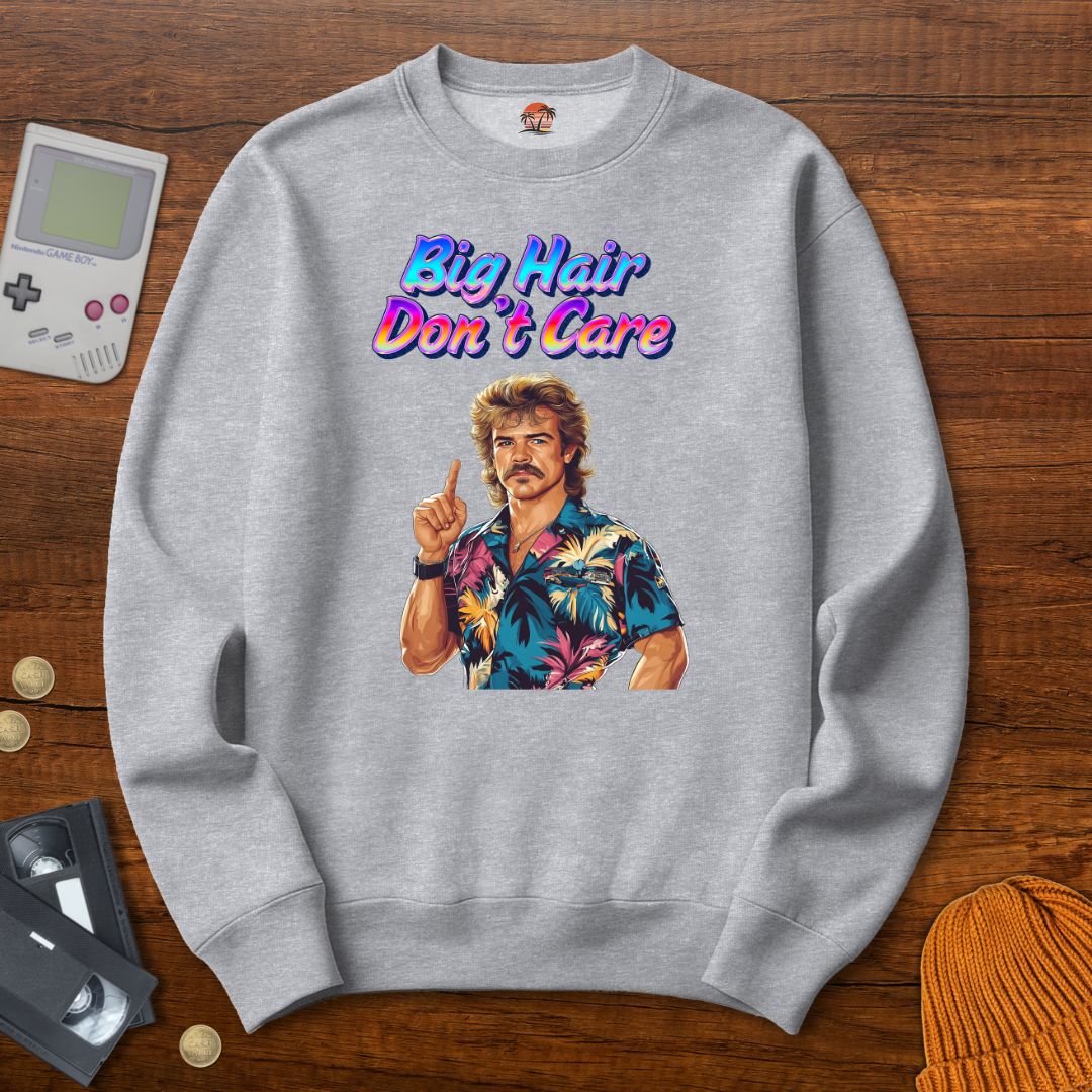 Printify Sweatshirt S / Sport Grey Big Hair - Sweatshirt