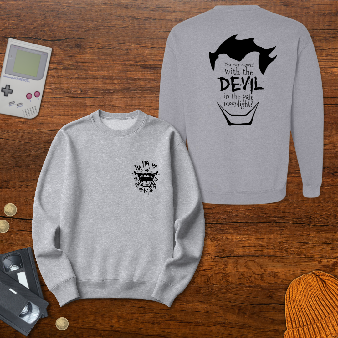 Printify Sweatshirt S / Sport Grey Dance with the Devil - Sweatshirt