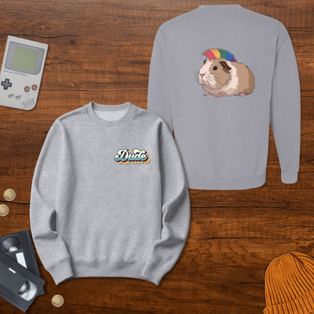 Printify Sweatshirt S / Sport Grey Dude - Sweatshirt