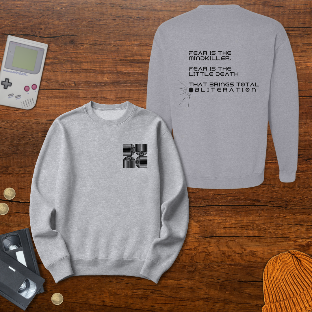 Printify Sweatshirt S / Sport Grey Fear - Sweatshirt