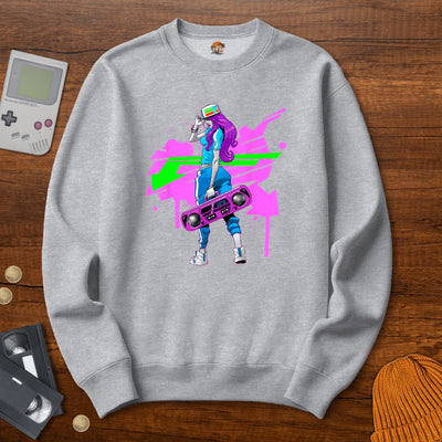 Graffiti Girl - Sweatshirt - Throwback Paradise