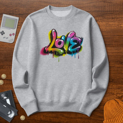 Graffiti Love - Sweatshirt - Throwback Paradise