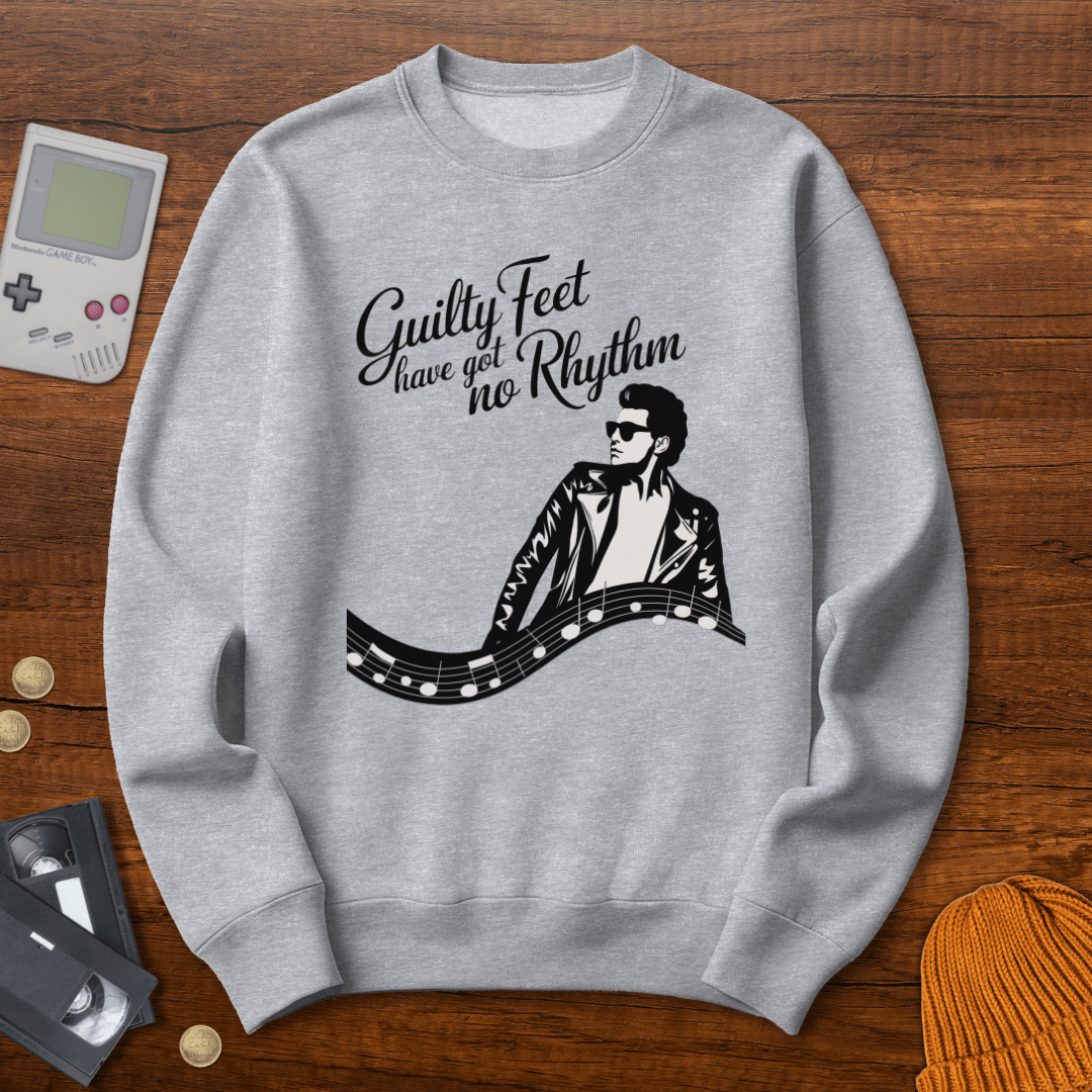 Printify Sweatshirt S / Sport Grey Guilty Feet - Sweatshirt