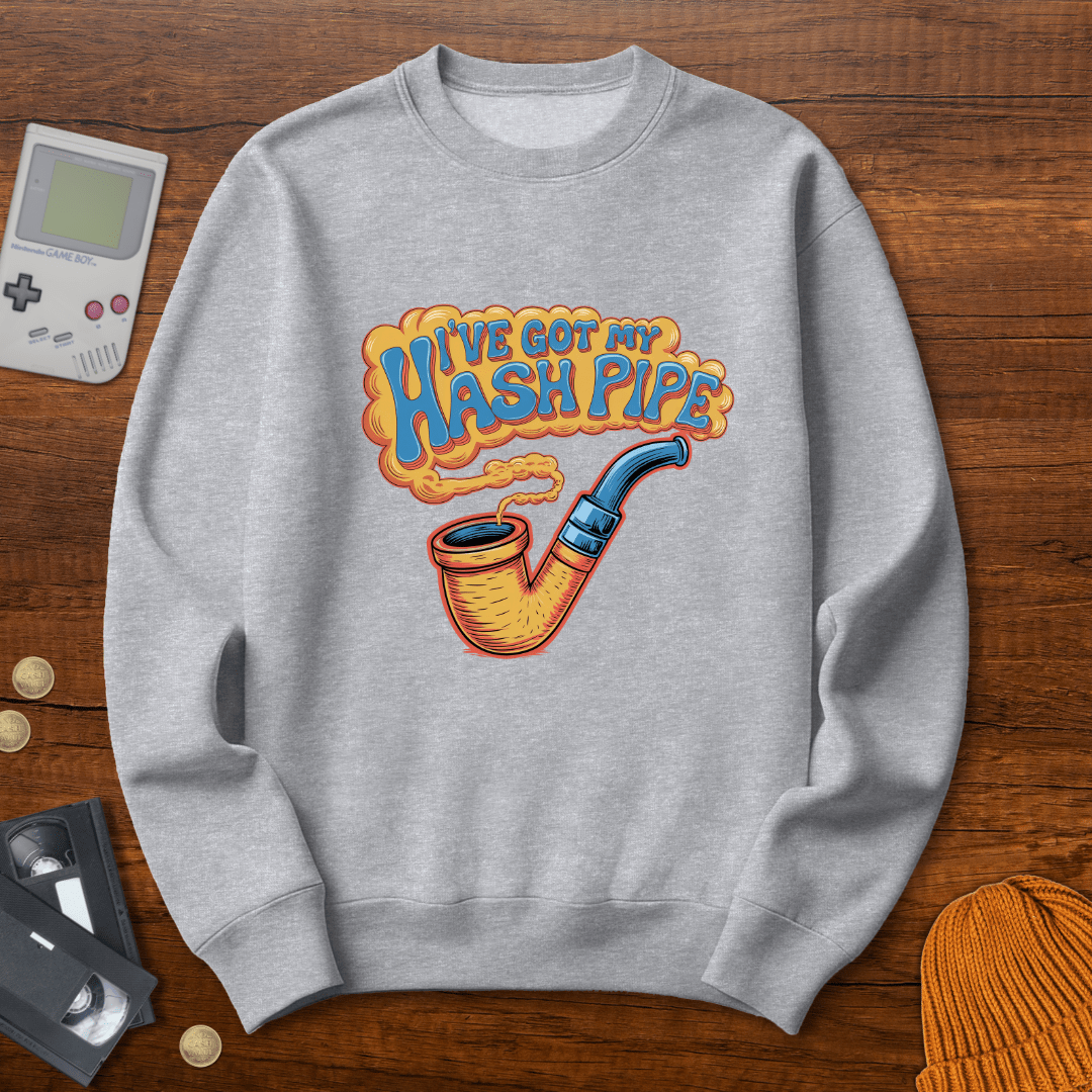 Printify Sweatshirt S / Sport Grey Hashpipe - Sweatshirt