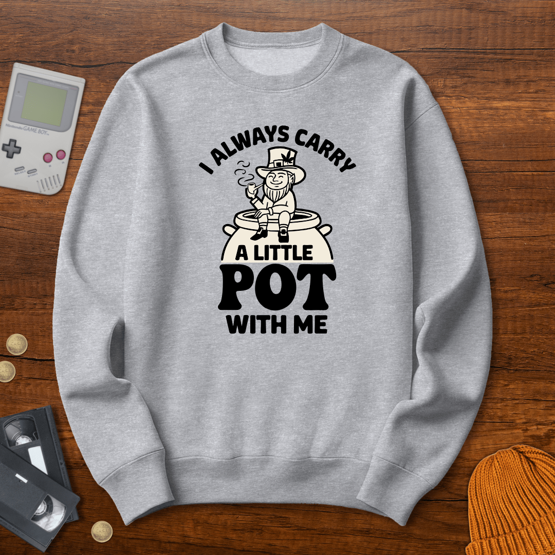 Printify Sweatshirt S / Sport Grey Little Pot - Sweatshirt