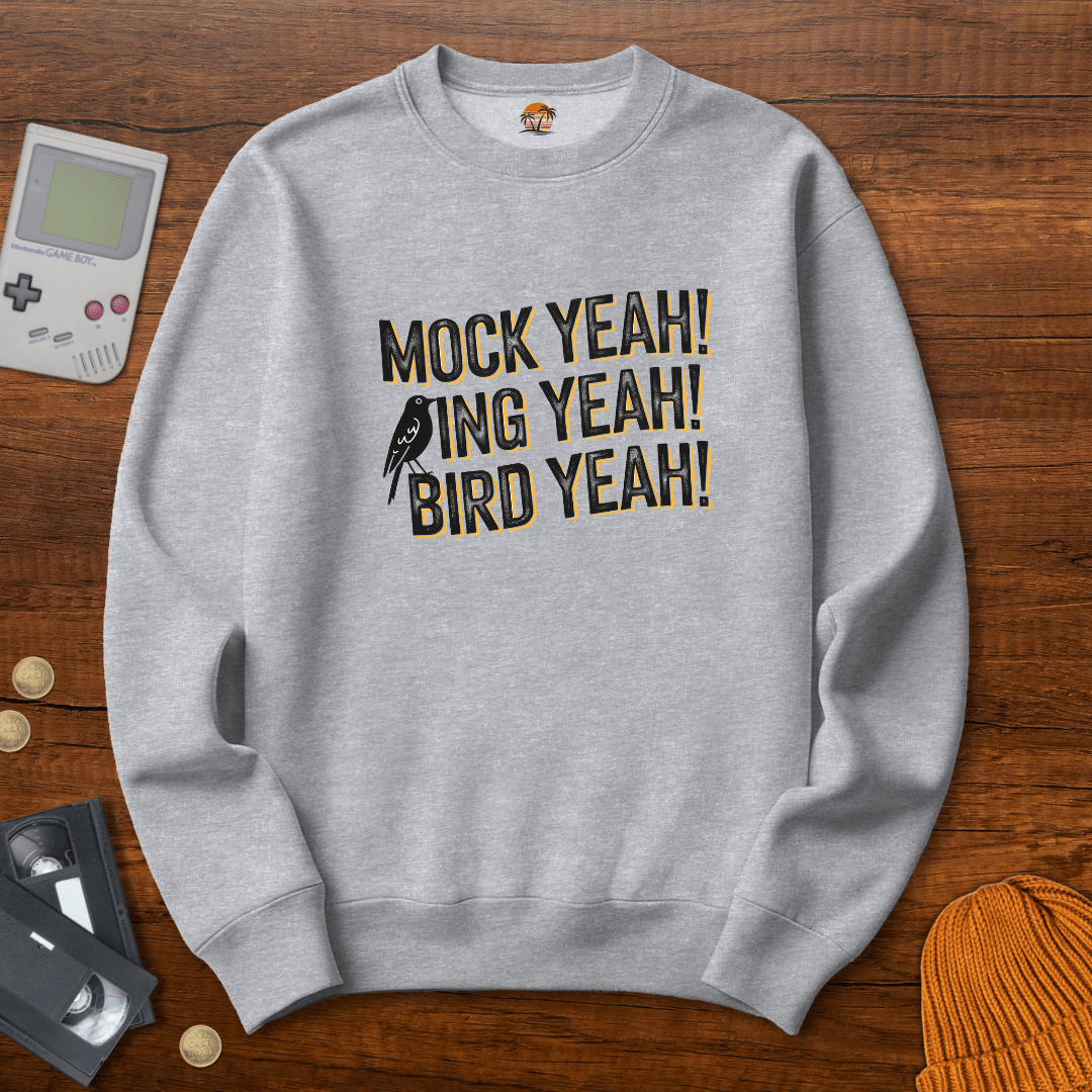 Printify Sweatshirt S / Sport Grey Mocking Bird - Sweatshirt