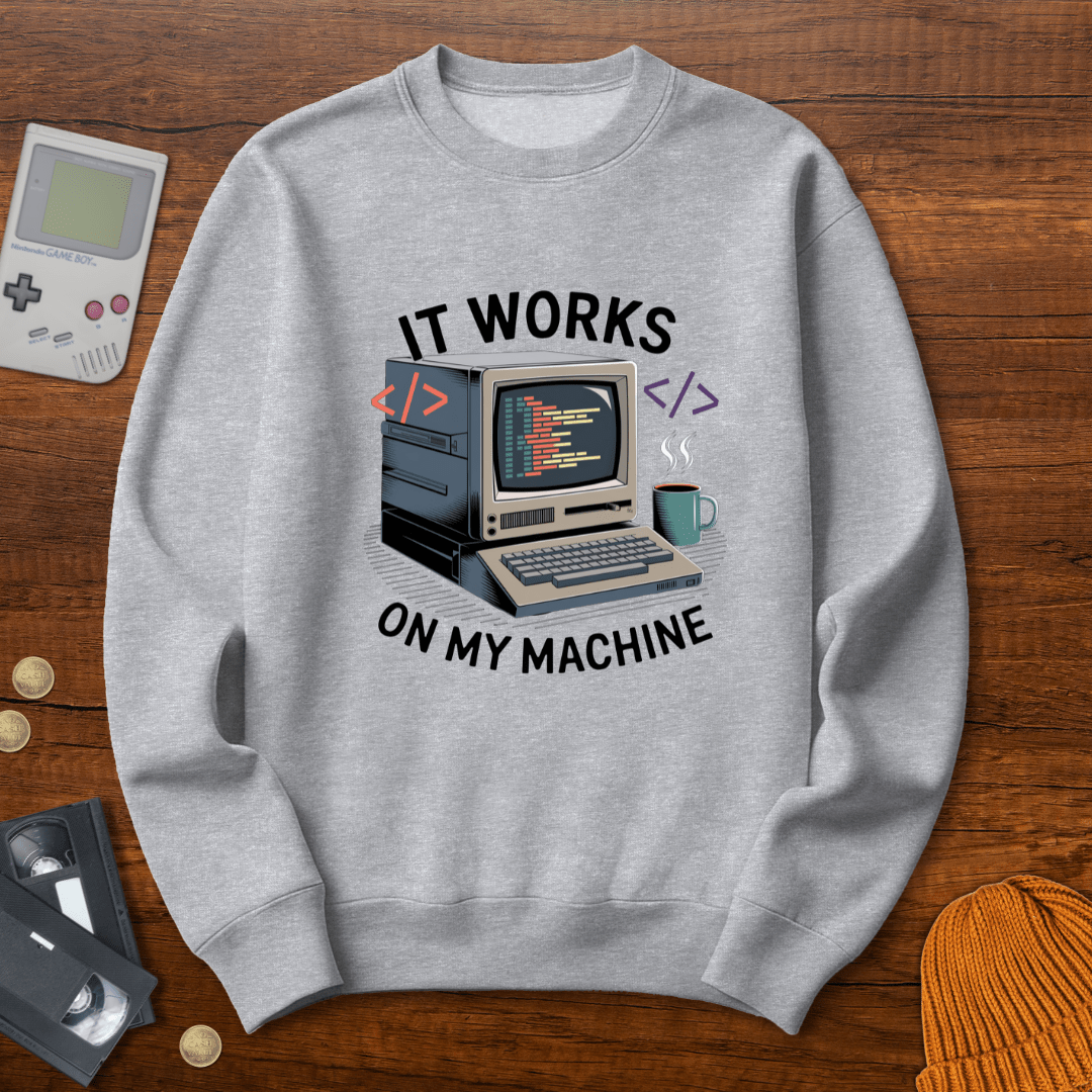 Printify Sweatshirt S / Sport Grey My Computer - Sweatshirt