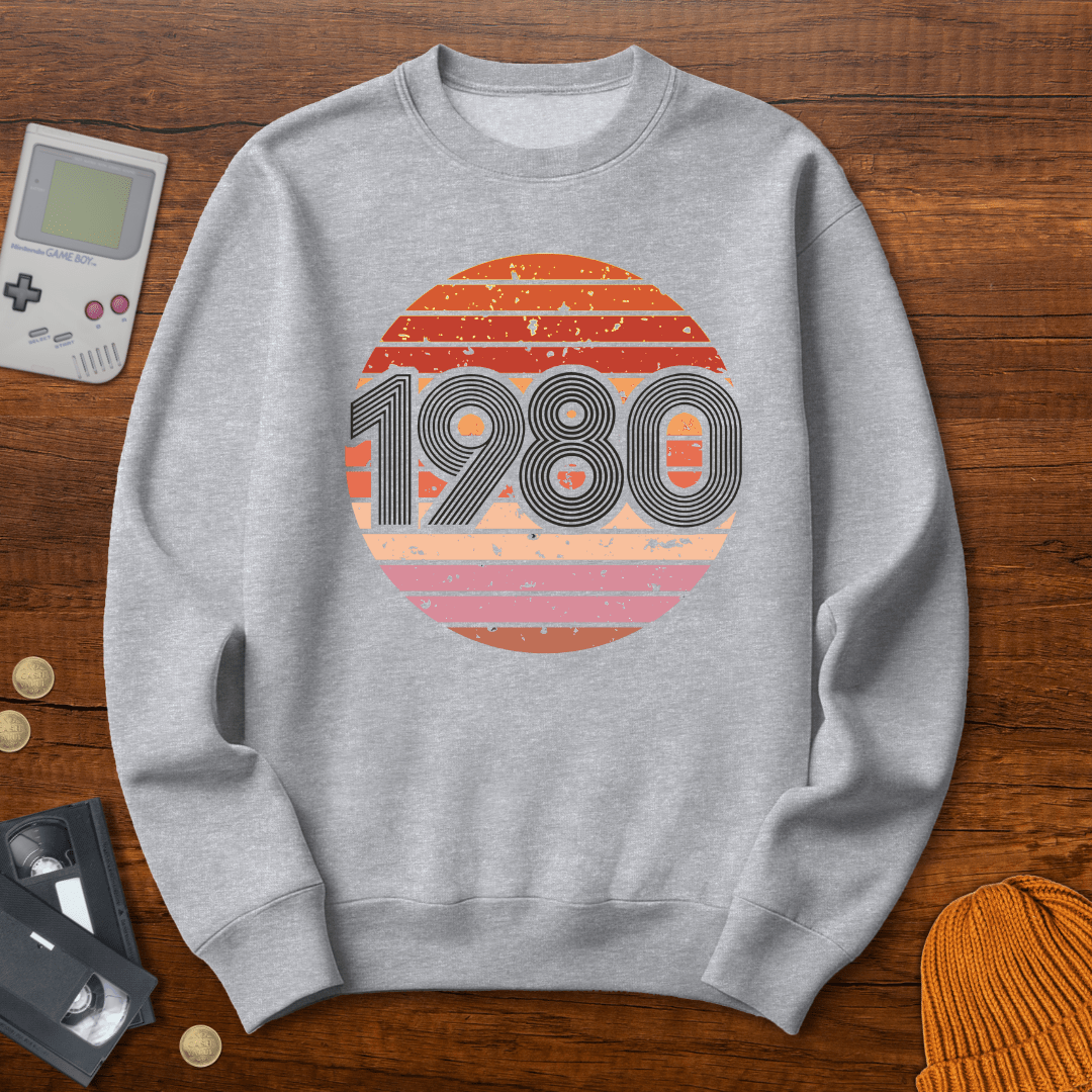 Printify Sweatshirt S / Sport Grey Nineteen Eighty - Sweatshirt