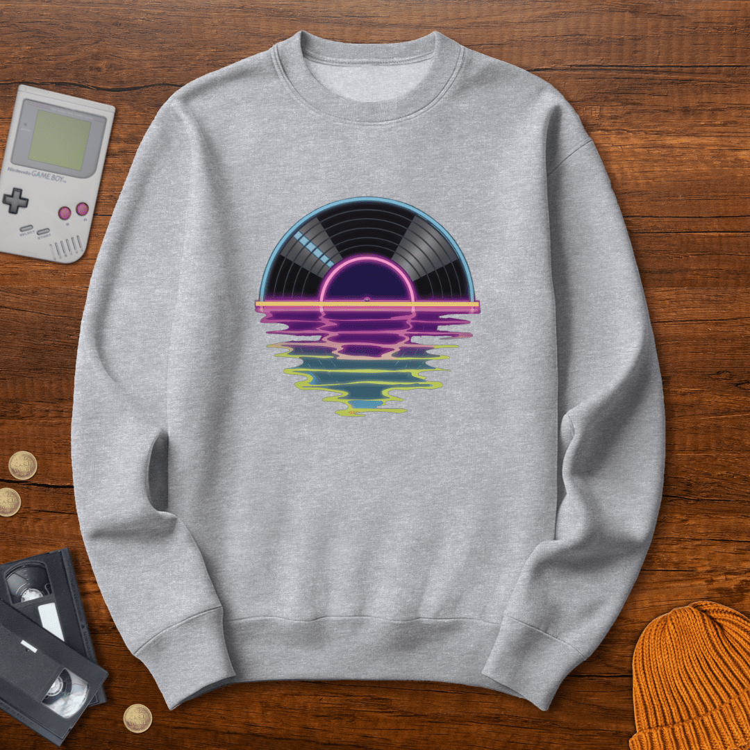 Printify Sweatshirt S / Sport Grey Record Sunrise - Sweatshirt