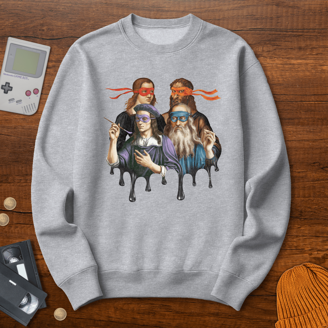 Printify Sweatshirt S / Sport Grey Renaissance Artists - Sweatshirt