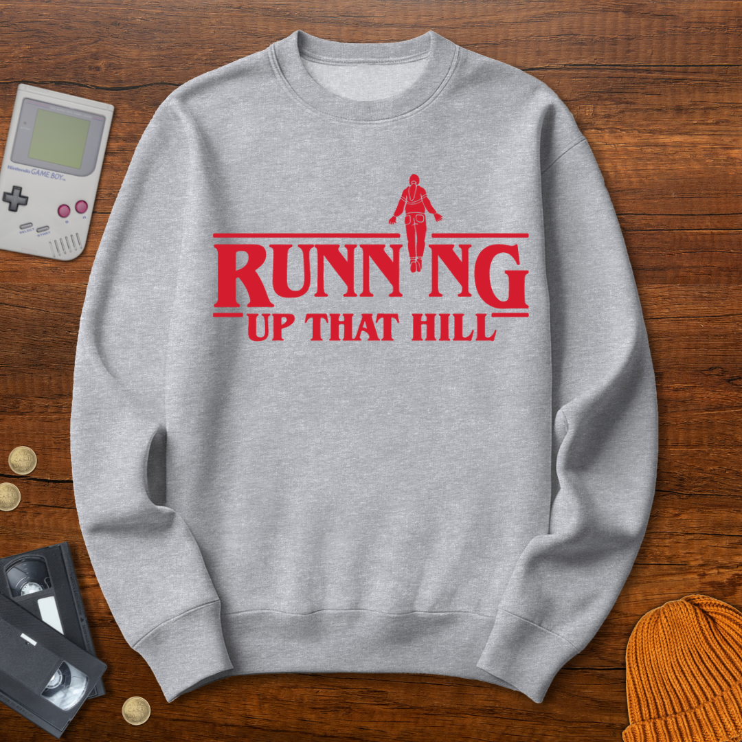 Printify Sweatshirt S / Sport Grey Running up that Hill - Sweatshirt
