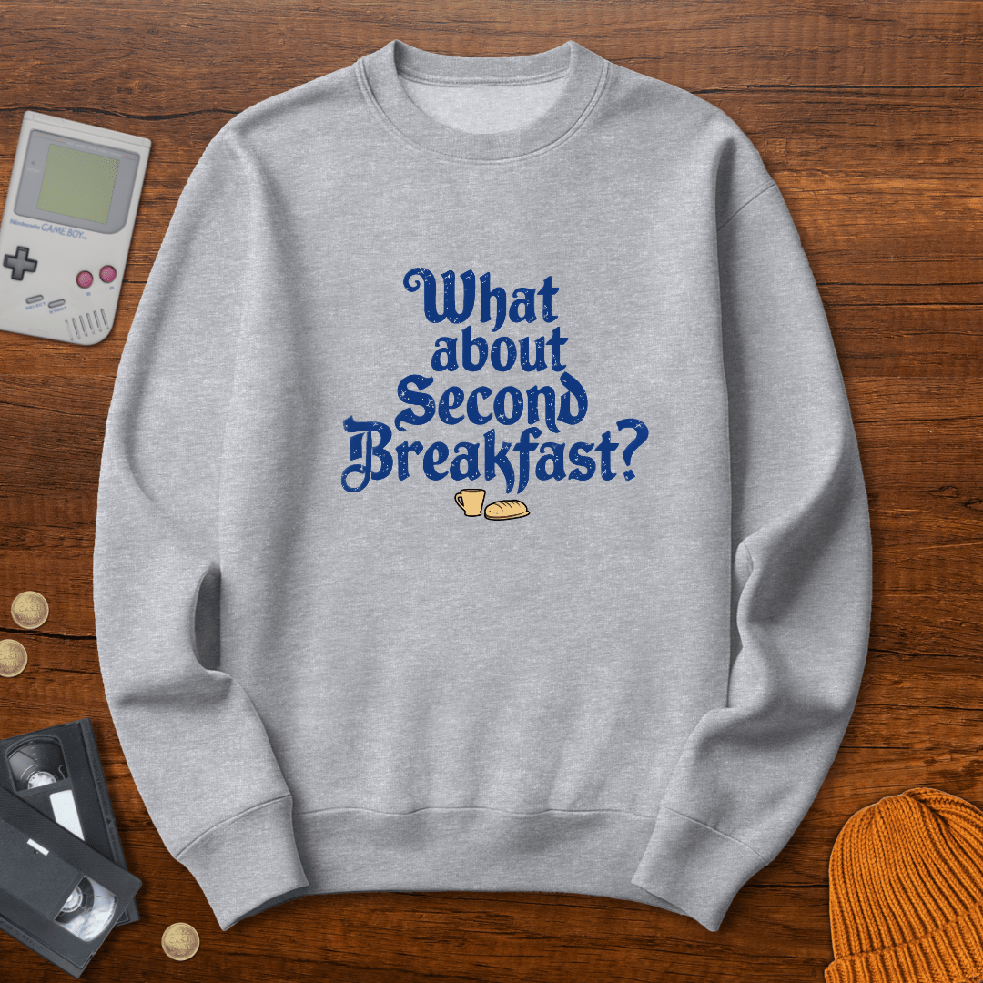 Printify Sweatshirt S / Sport Grey Second Breakfast - Sweatshirt