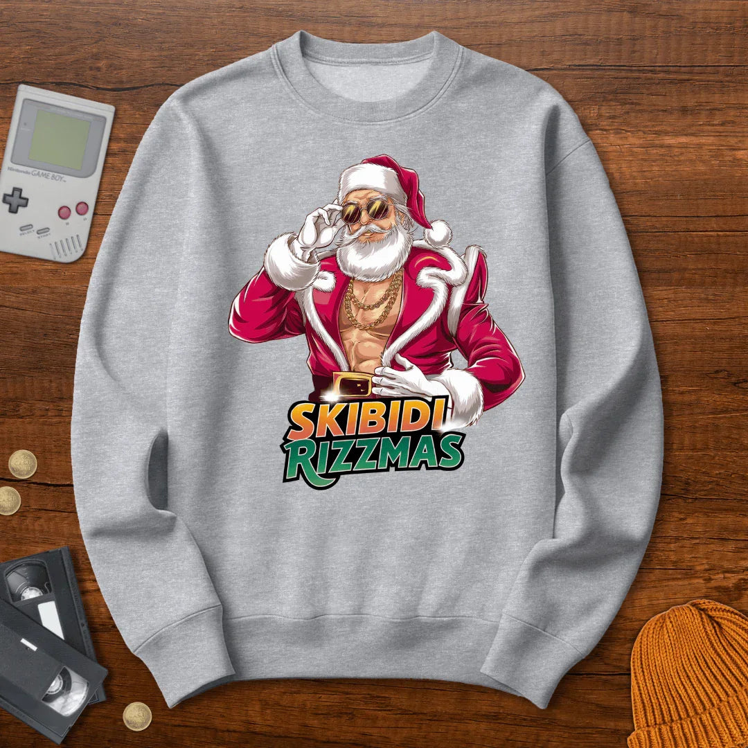 Skibidi Rizzmas - Sweatshirt - Throwback Paradise