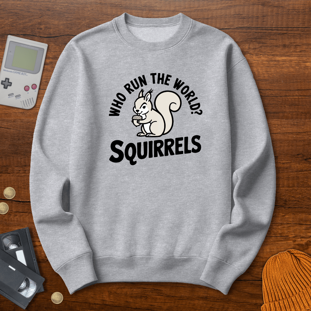 Printify Sweatshirt S / Sport Grey squirrels - Sweatshirt