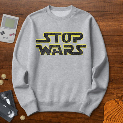 Stop Wars - Sweatshirt - Throwback Paradise