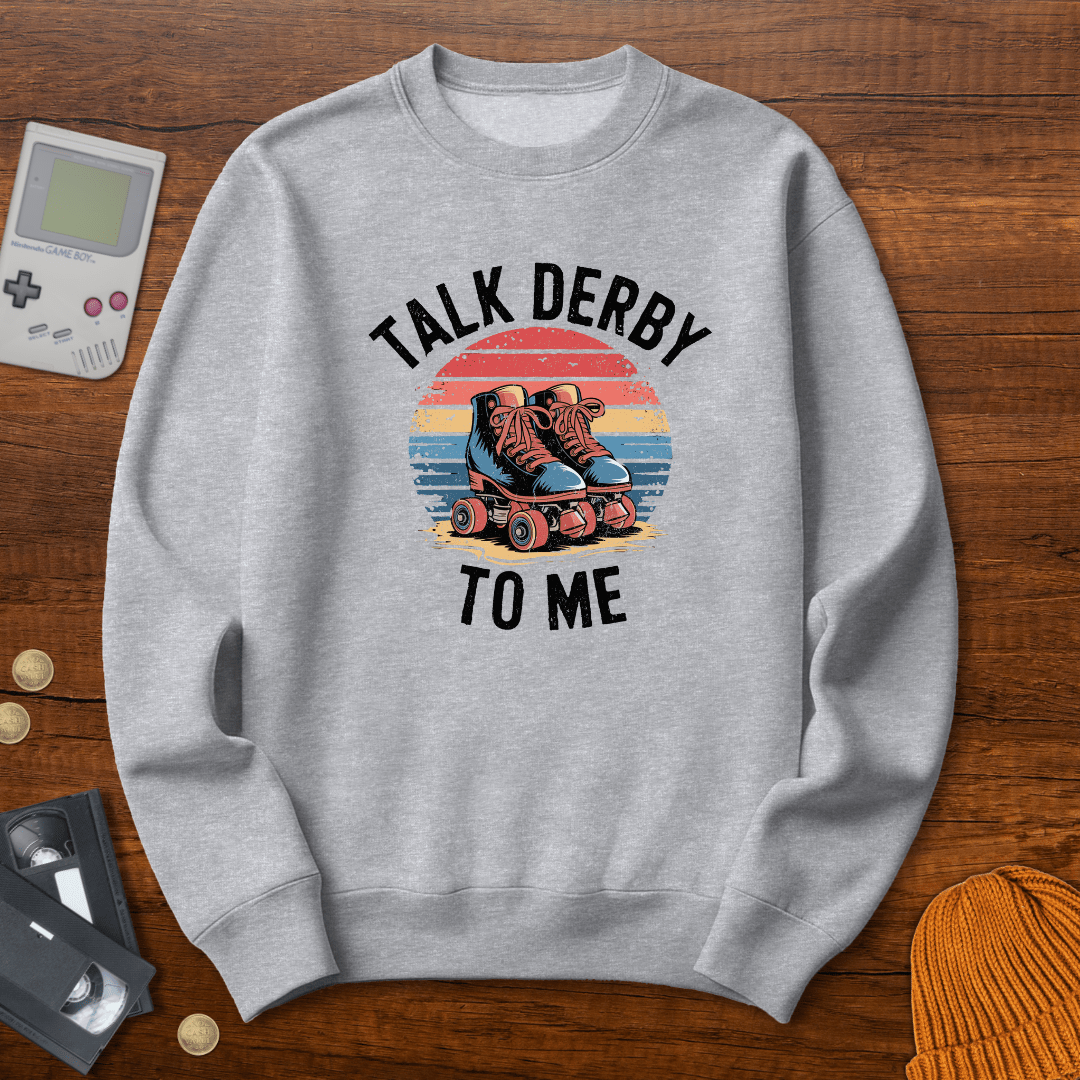 Printify Sweatshirt S / Sport Grey Talk Derby - Sweatshirt