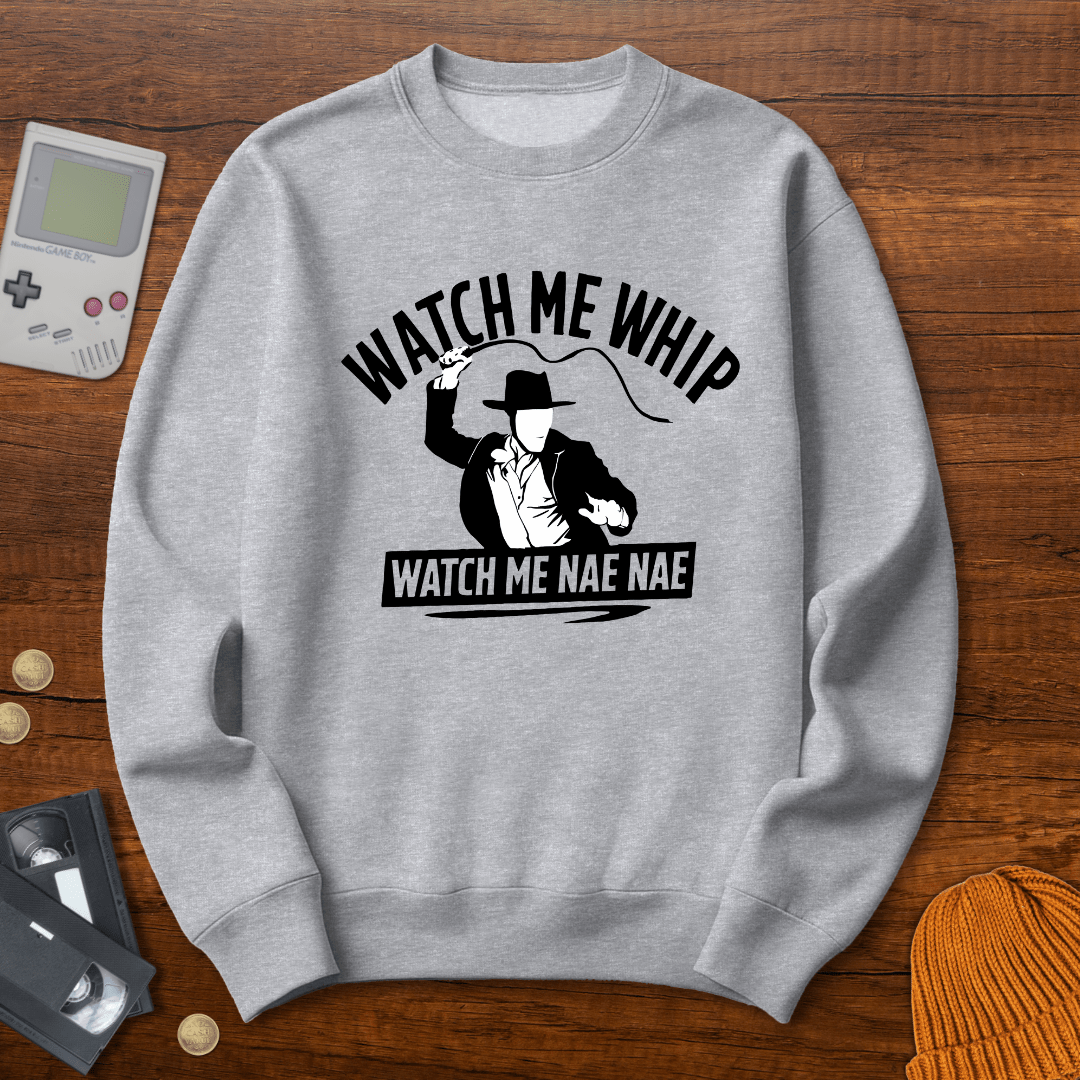 Printify Sweatshirt S / Sport Grey Watch Me Whip - Sweatshirt