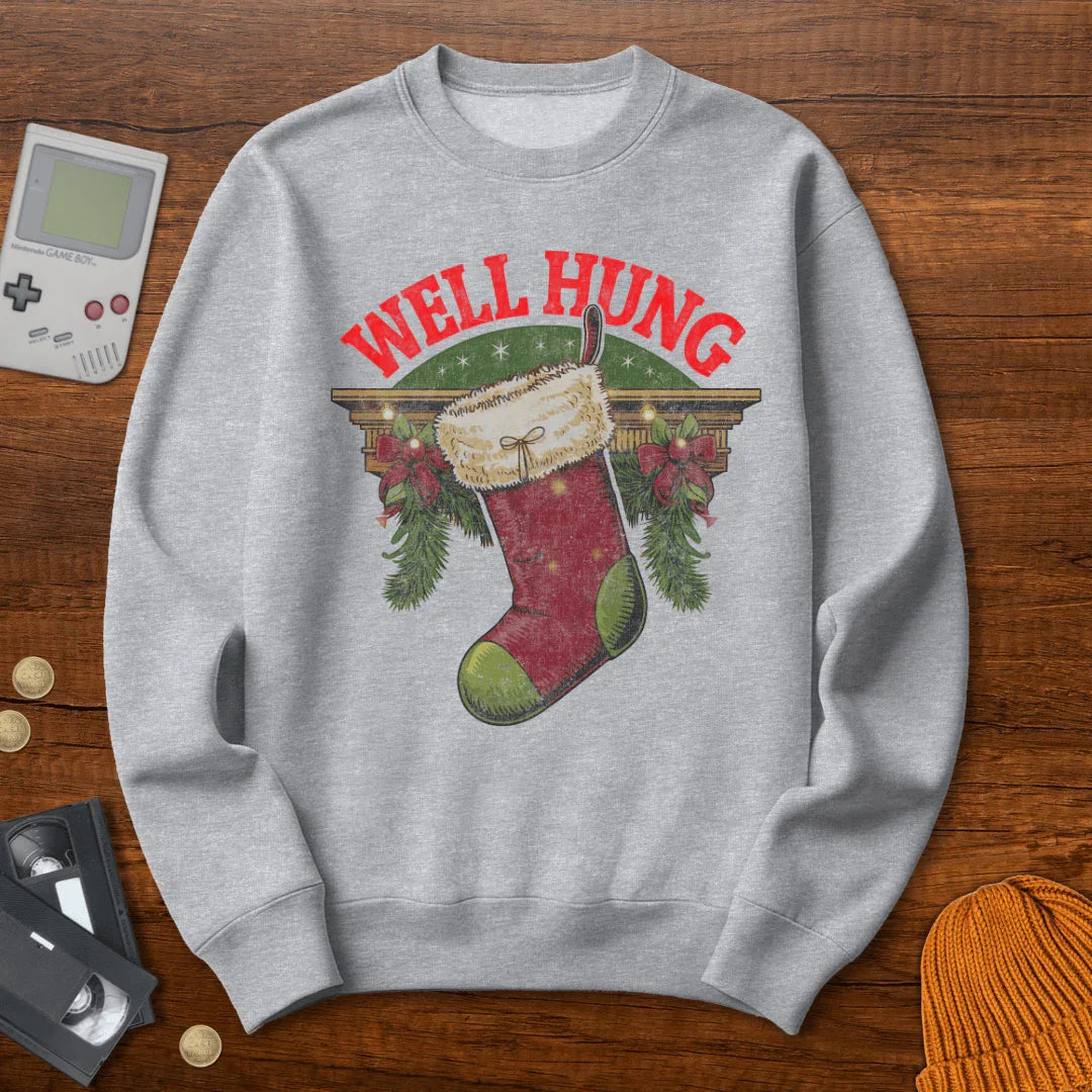 Well Hung - Sweatshirt - Throwback Paradise