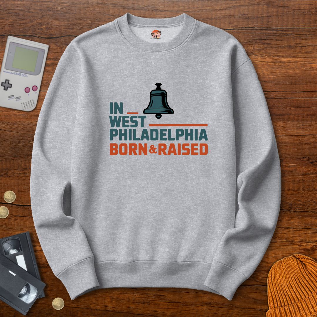 Printify Sweatshirt S / Sport Grey West Philadelphia - Sweatshirt