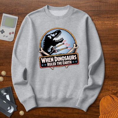 When Dinosaurs Ruled the Earth - Sweatshirt - Throwback Paradise