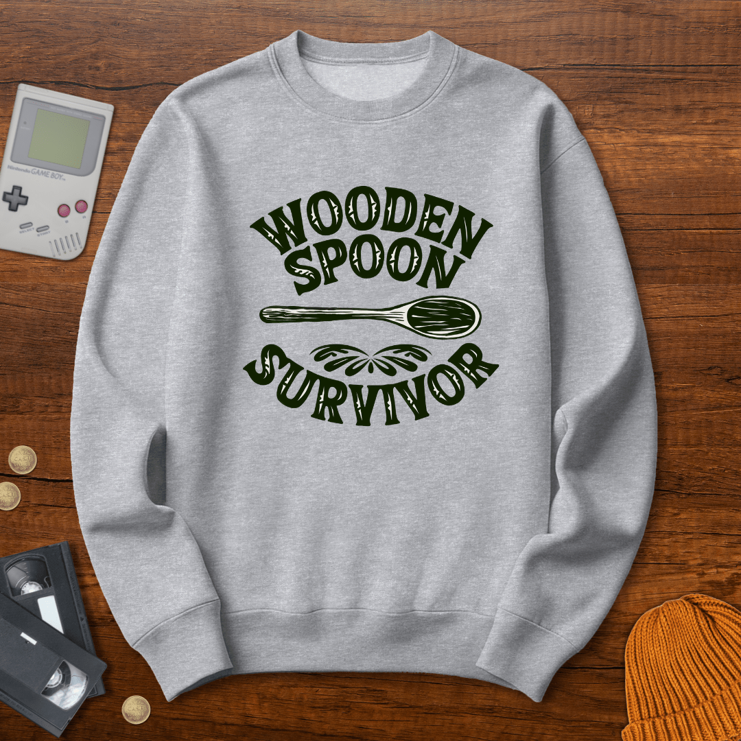 Printify Sweatshirt S / Sport Grey Wooden Spoon Survivor - Sweatshirt