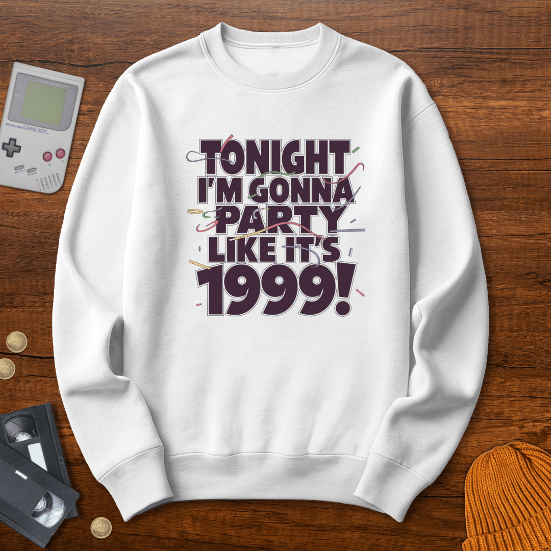 Printify Sweatshirt S / White 1999 - Sweatshirt