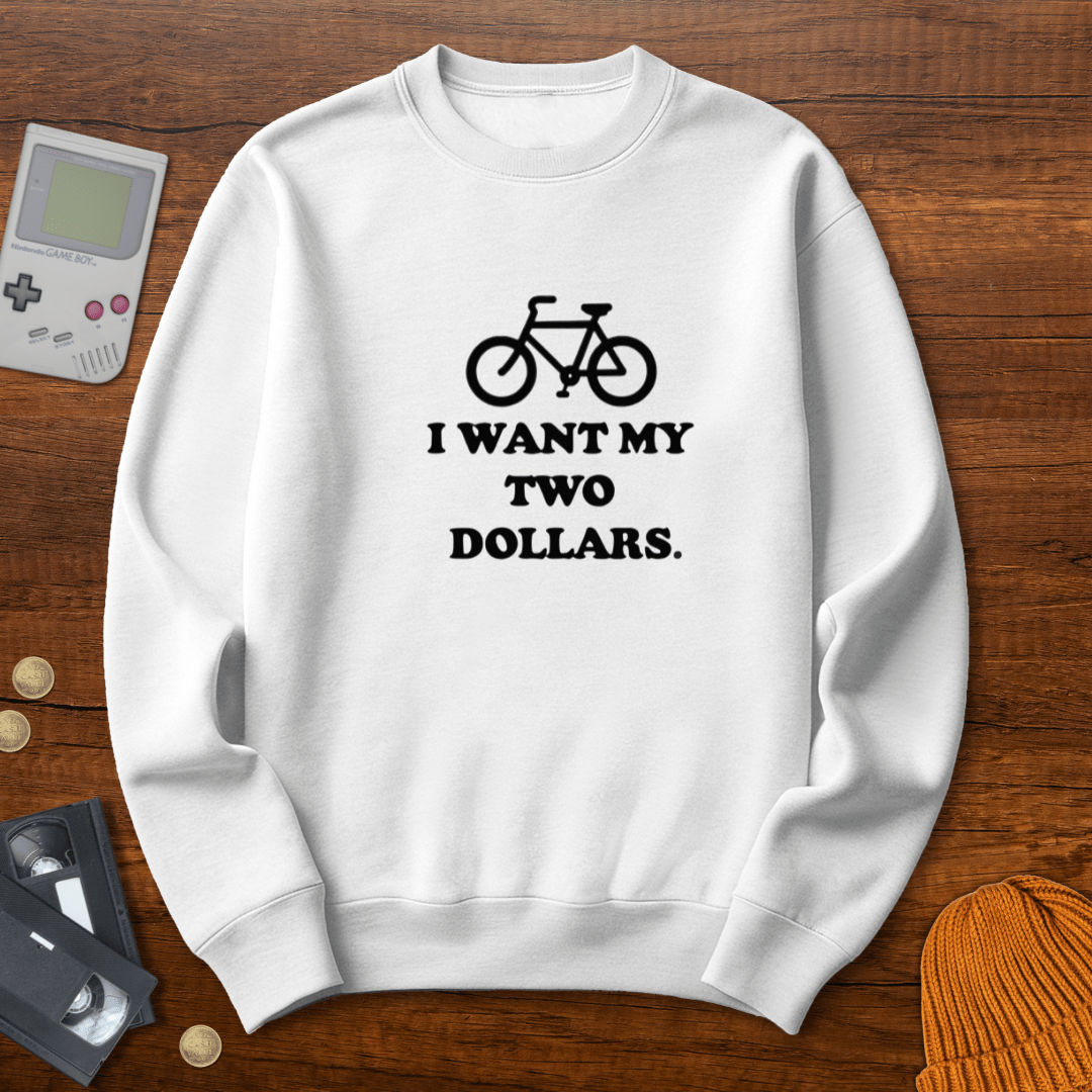 Printify Sweatshirt S / White 2 dollars - Sweatshirt