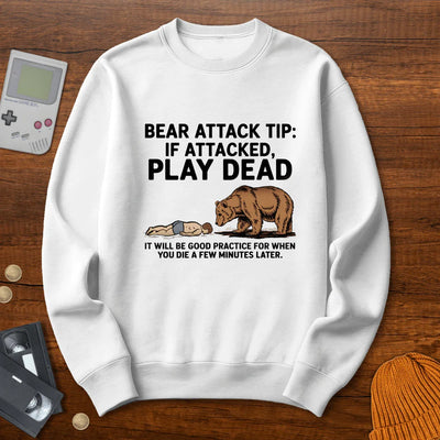 Bear Attack - Sweatshirt - Throwback Paradise
