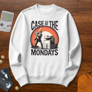 Printify Sweatshirt S / White Case of the Mondays - Sweatshirt