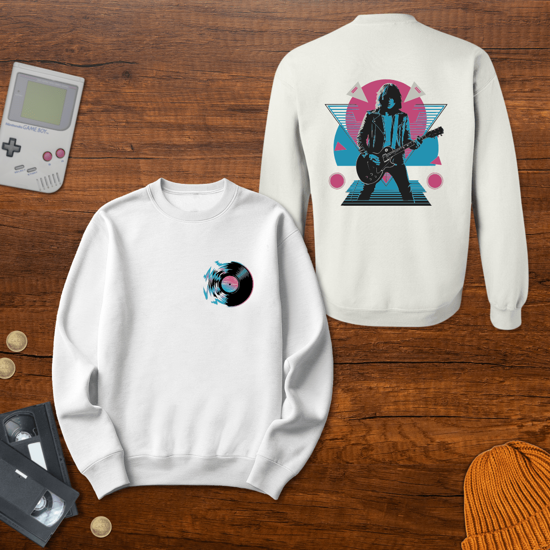 Printify Sweatshirt S / White Electric Metal - Sweatshirt