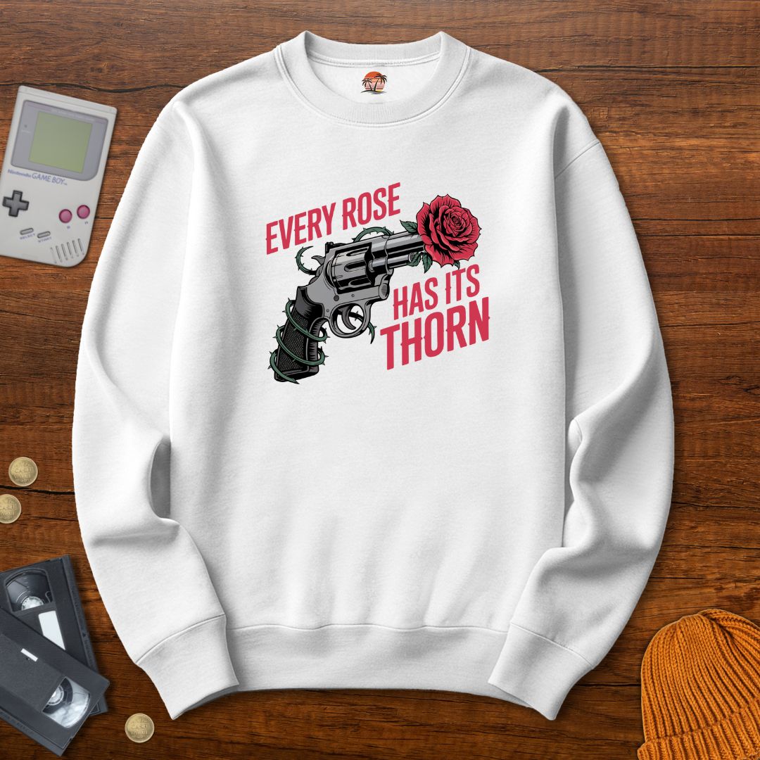 Printify Sweatshirt S / White Every Rose - Sweatshirt