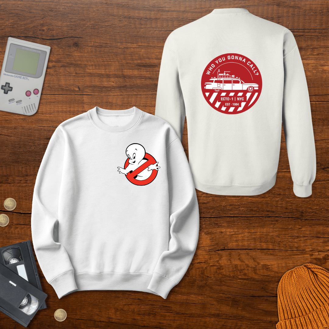 Printify Sweatshirt S / White Ghosts - Sweatshirt