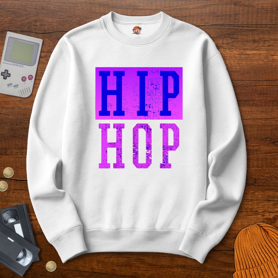 Printify Sweatshirt S / White HIPHOP - Sweatshirt