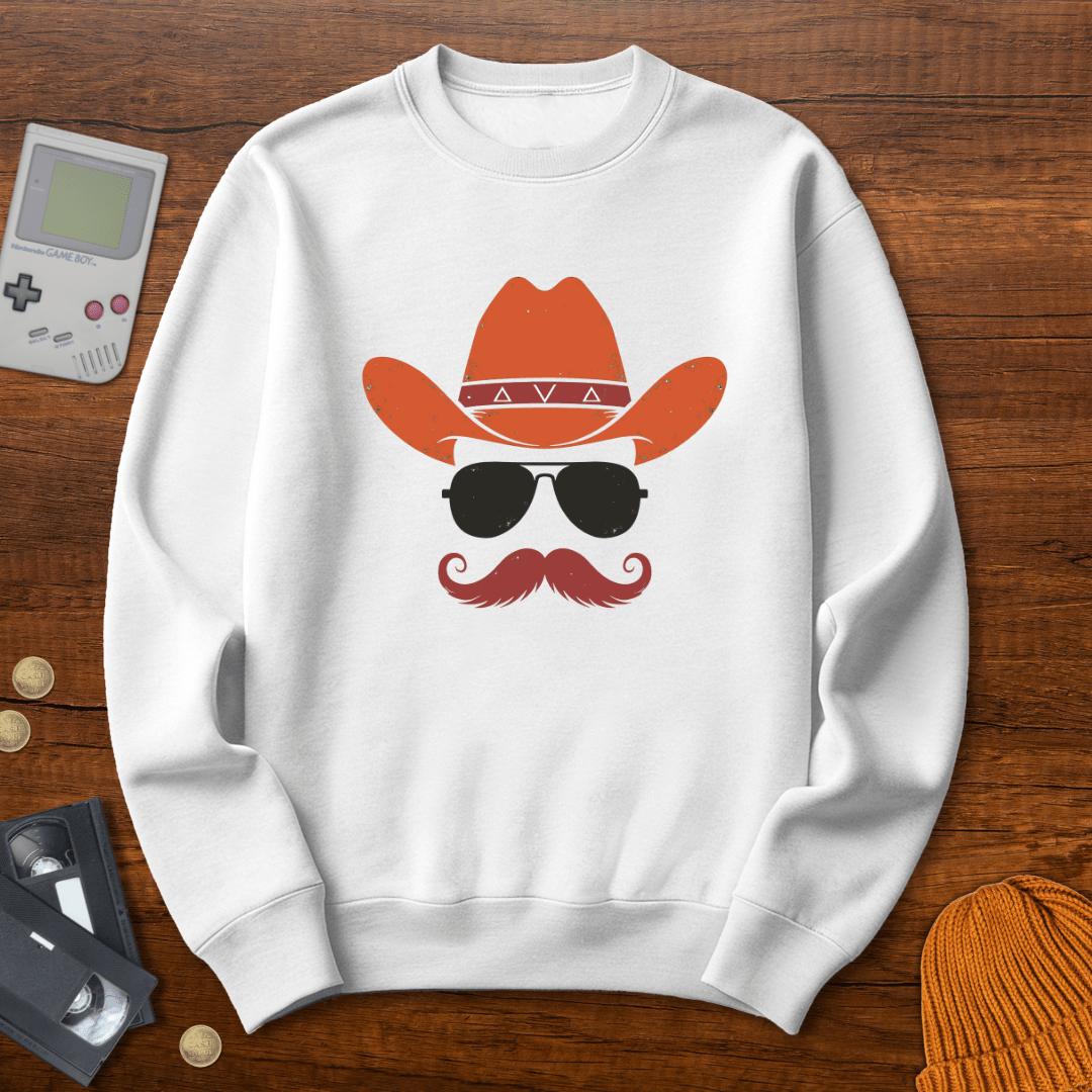 Printify Sweatshirt S / White Howdy - Sweatshirt