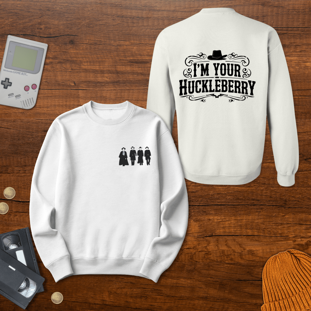 Printify Sweatshirt S / White Huckleberry - Sweatshirt