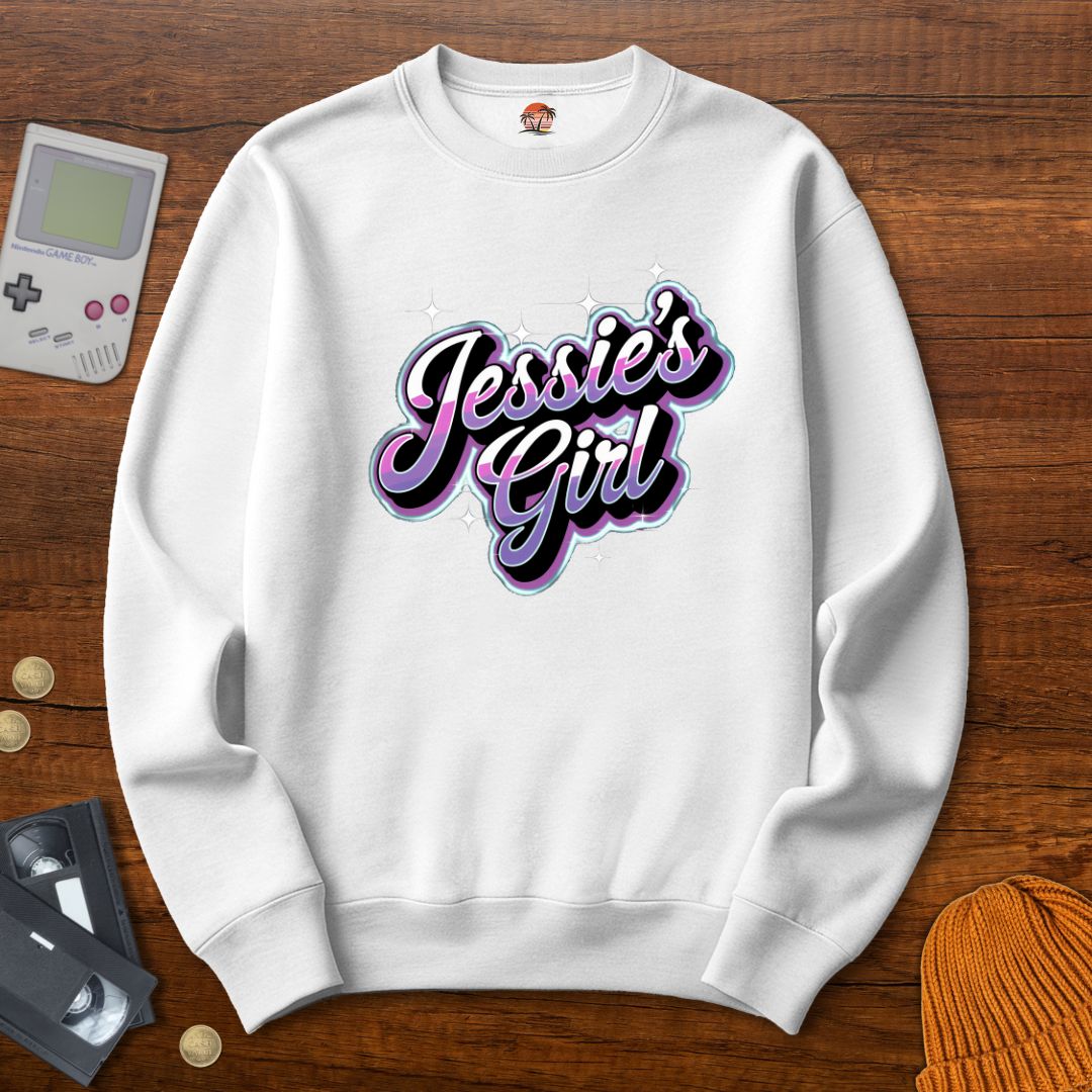 Printify Sweatshirt S / White Jessie's Girl - Sweatshirt