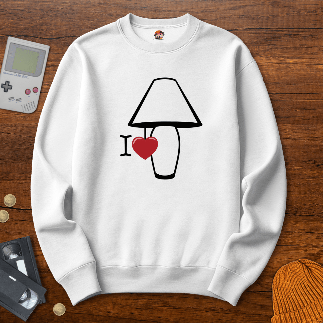 Printify Sweatshirt S / White Lamp - Sweatshirt
