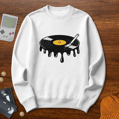 Melted Record - Sweatshirt - Throwback Paradise