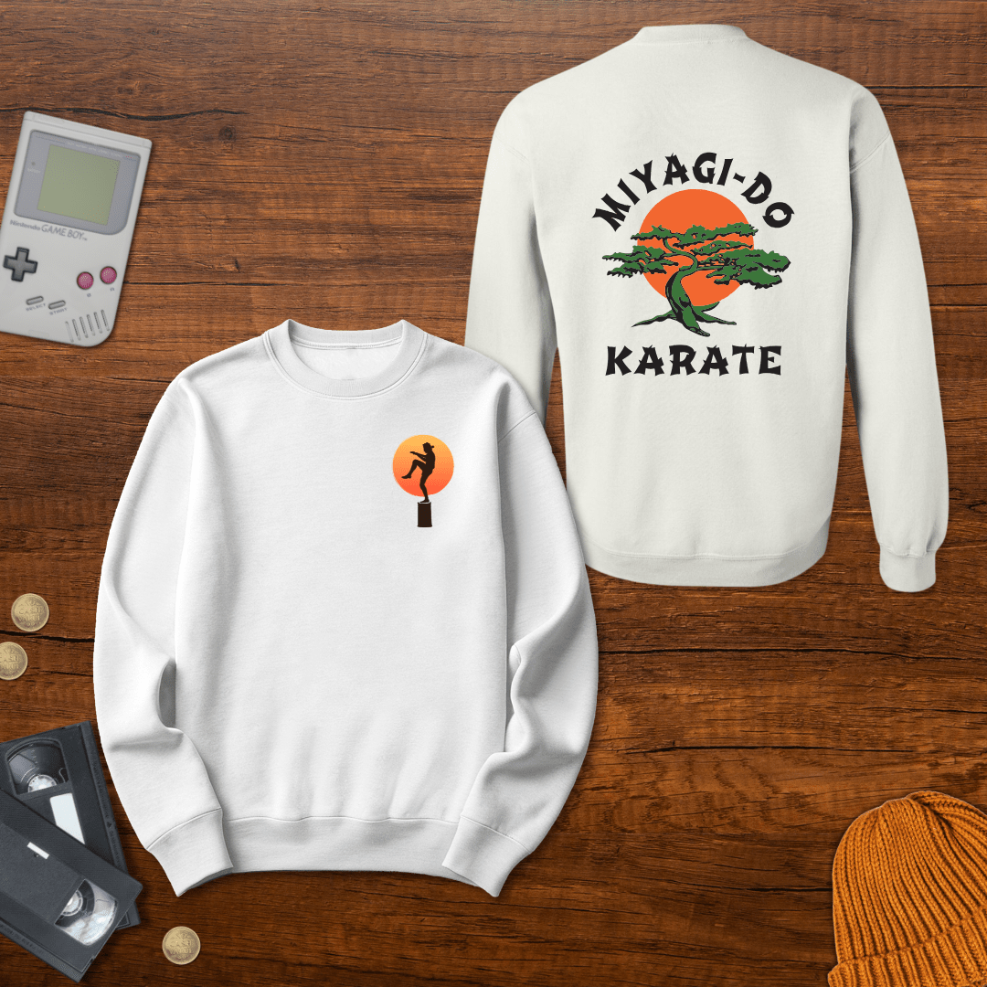 Printify Sweatshirt S / White Miyagi - Sweatshirt