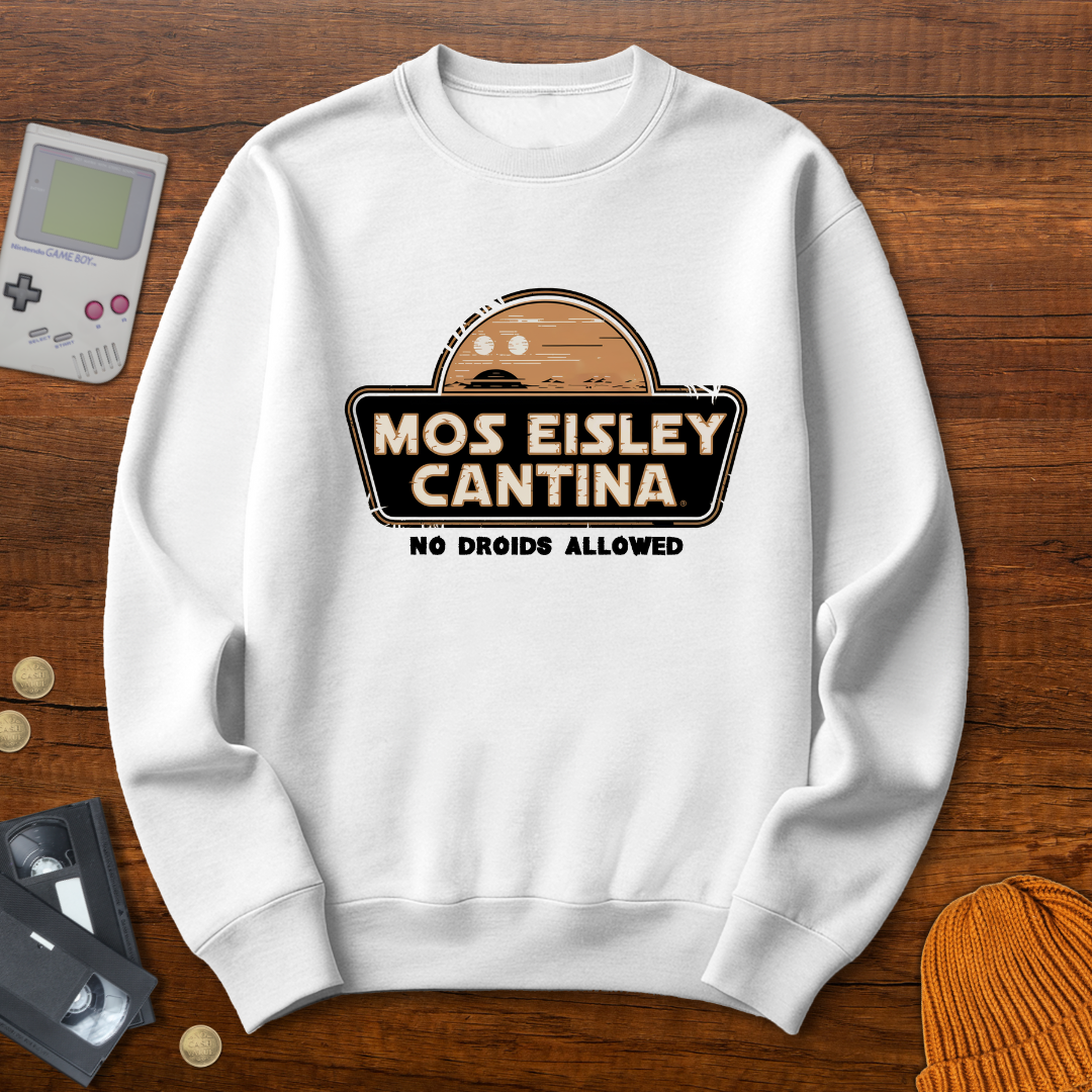 Printify Sweatshirt S / White Mos Eisley - Sweatshirt