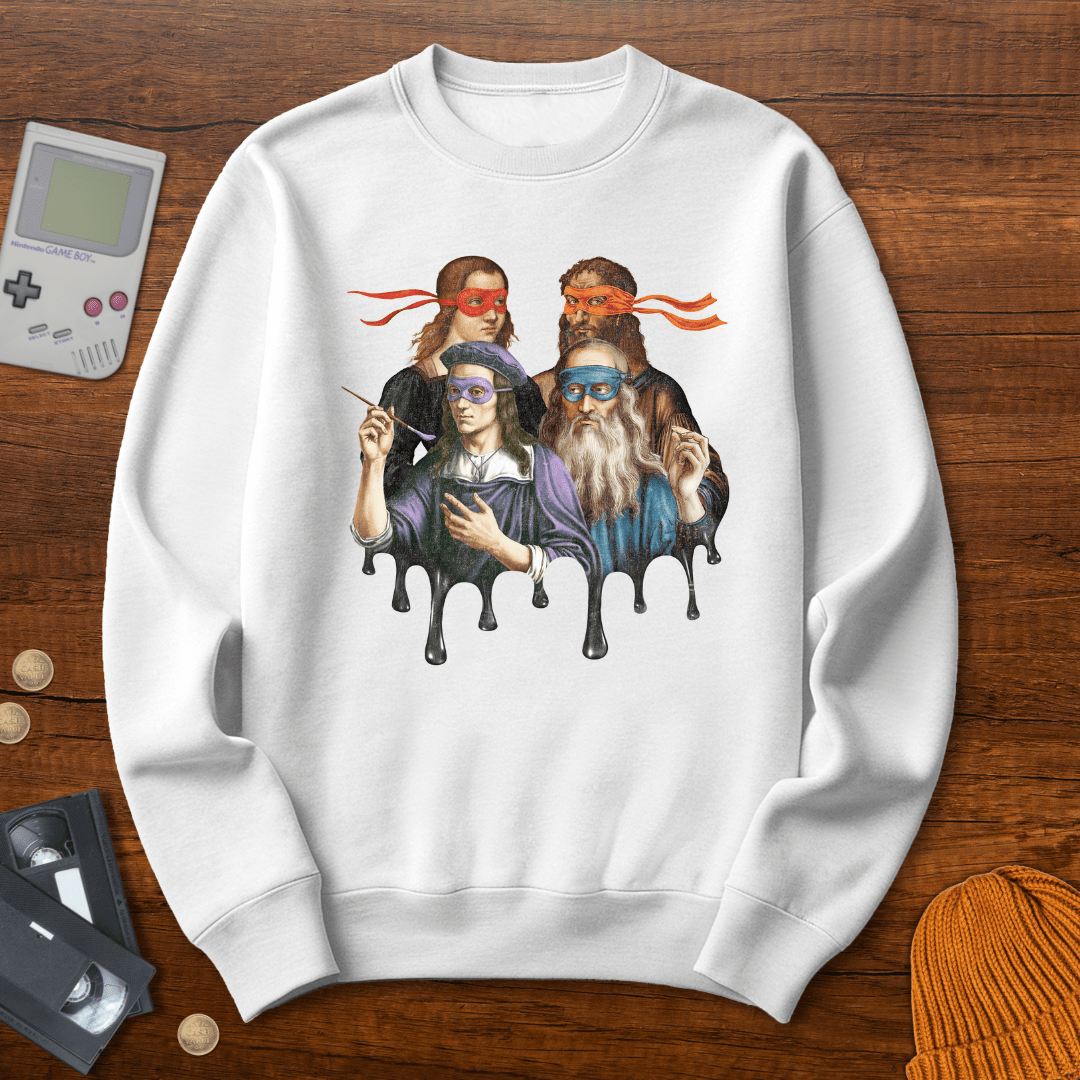 Printify Sweatshirt S / White Renaissance Artists - Sweatshirt