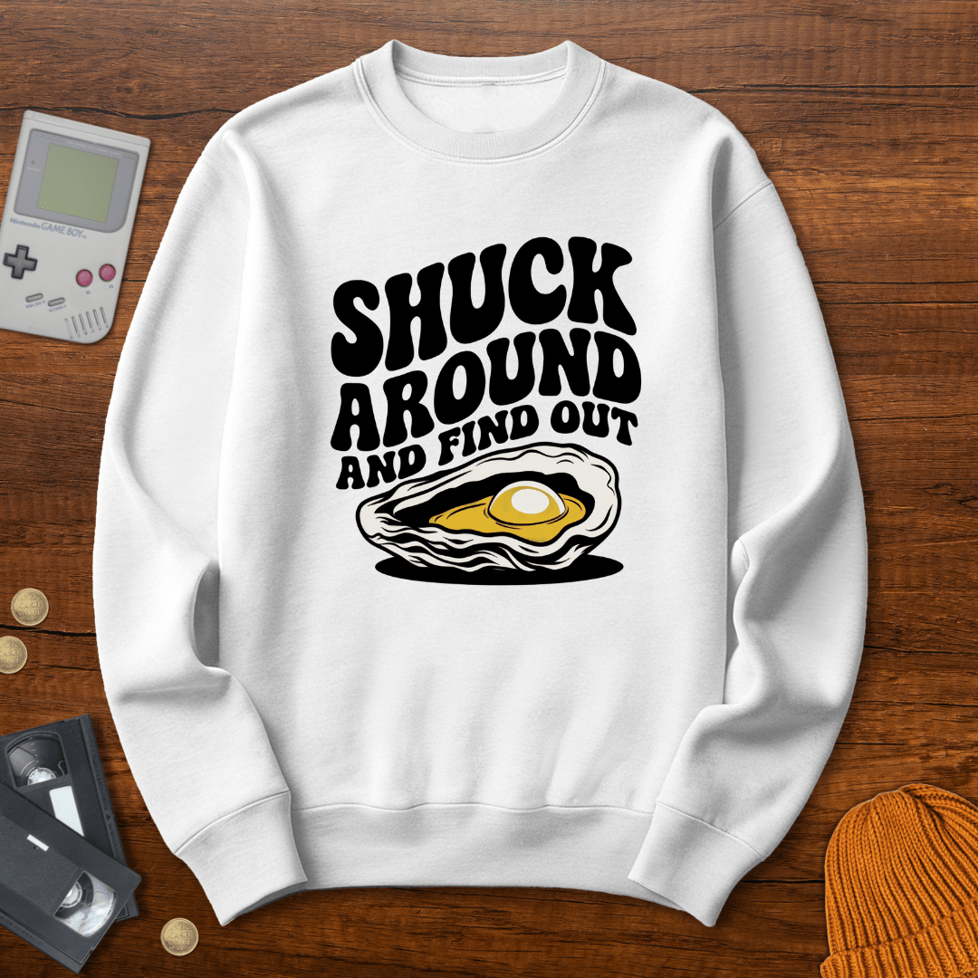 Printify Sweatshirt S / White Shuck Around - Sweatshirt