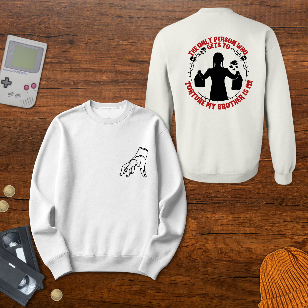 Printify Sweatshirt S / White Sibling Love - Sweatshirt