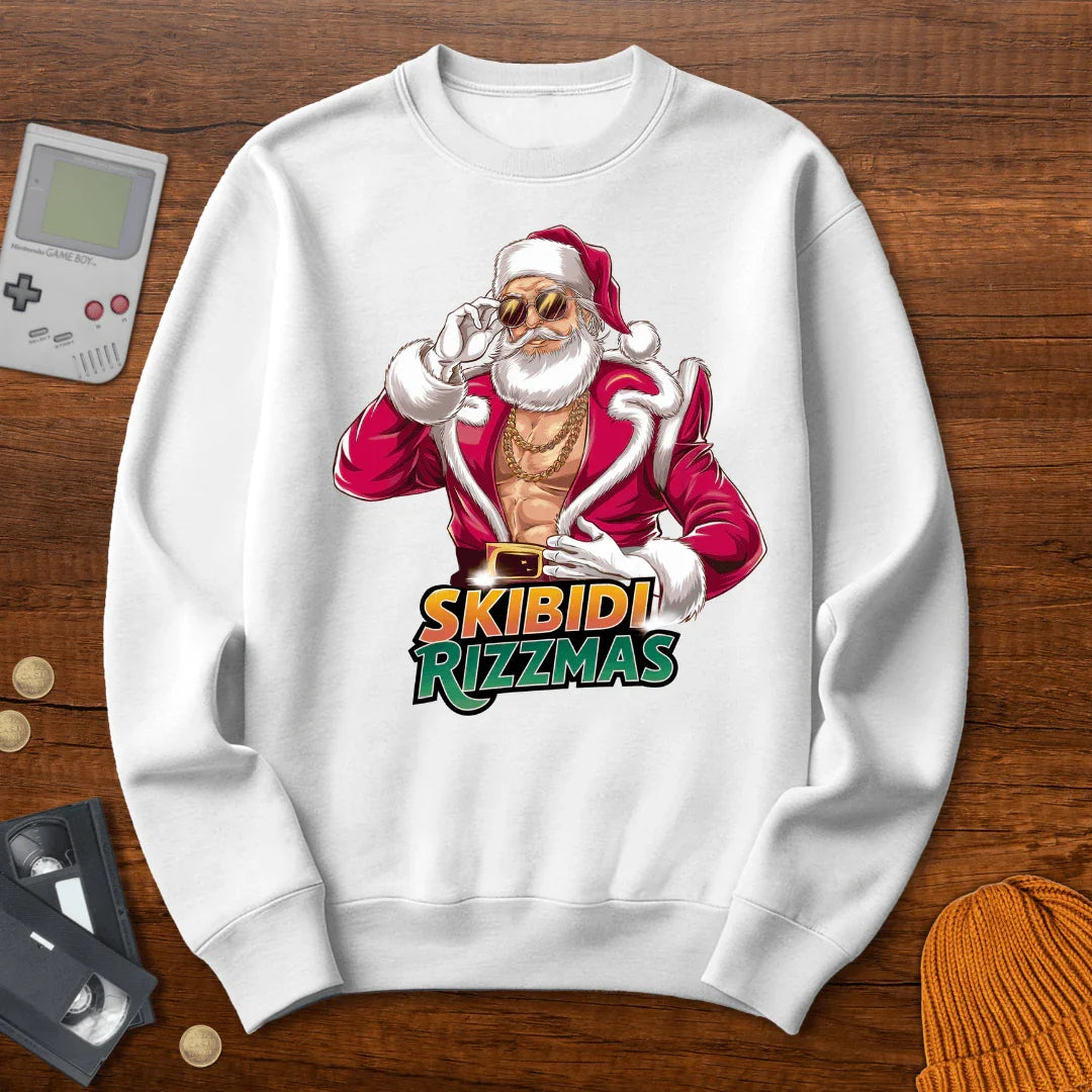 Skibidi Rizzmas - Sweatshirt - Throwback Paradise