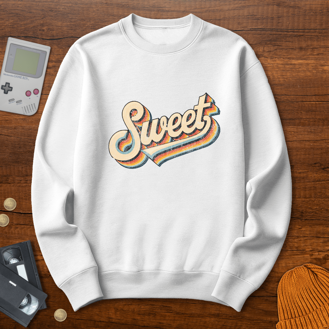 Printify Sweatshirt S / White Sweet - Sweatshirt