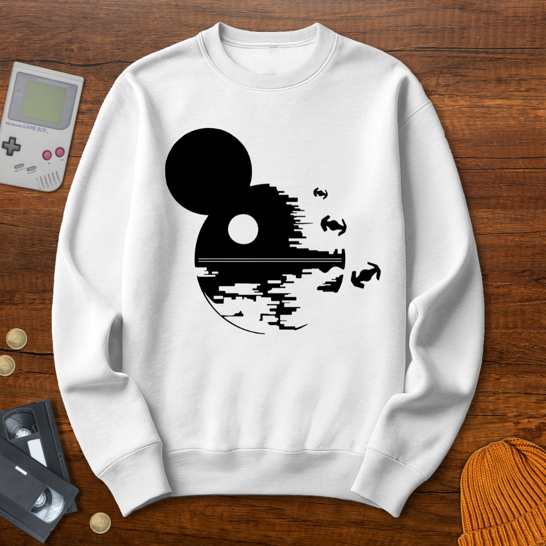 Printify Sweatshirt S / White Thats no moon - Sweatshirt