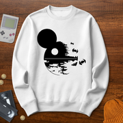 Printify Sweatshirt S / White Thats no moon - Sweatshirt